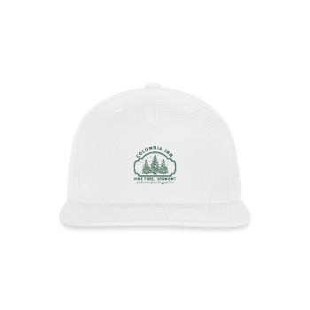 Columbia Inn Pine Tree Vermont White Christmas - Snapback Baseball Cap - white - Front