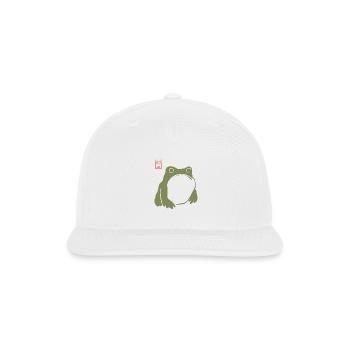 matsumoto hoji frog japanese culture - Snapback Baseball Cap - white - Front