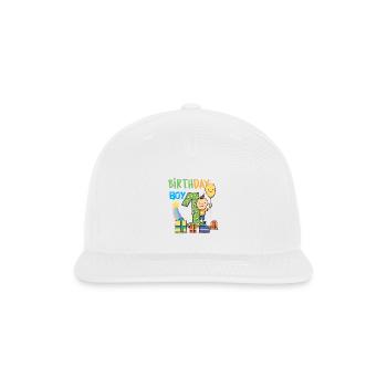 Birthday Boy - Snapback Baseball Cap - white - Front