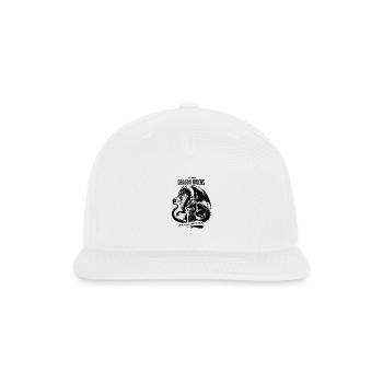 Dragon Riders Banner - Snapback Baseball Cap - white - Front