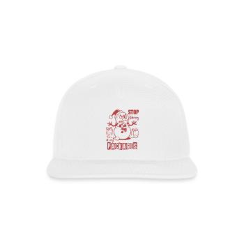 Package Chaos Snowman - Snapback Baseball Cap - white - Front