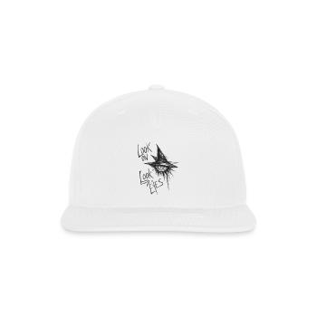 Starburst Eye Sketch - Snapback Baseball Cap - white - Front