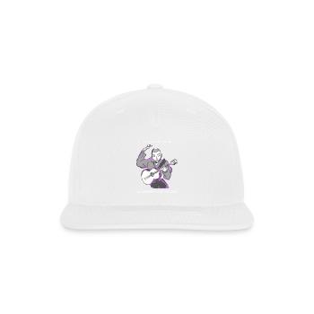 Learning_One_String - Snapback Baseball Cap - white - Front