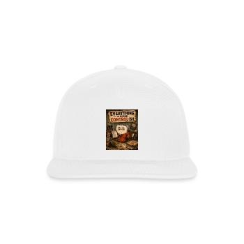 Everything Under Controlish - Snapback Baseball Cap - white - Front