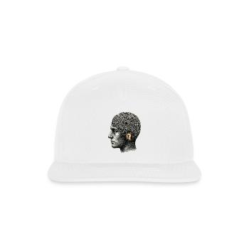 Labyrinth Mind Doorway - Snapback Baseball Cap - white - Front