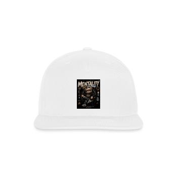 Mentality Over Everything - Snapback Baseball Cap - white - Front
