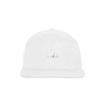 Gymnast Clubs EKG Rhythmic Gymnastics - Snapback Baseball Cap - white - Front