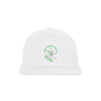 Carving up the Waves Haden Mango Style - Snapback Baseball Cap - white - Front