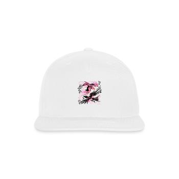 Cherry Blossom Ravens - Snapback Baseball Cap - white - Front