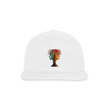 Spring and Fall seasons on the tree of life - Snapback Baseball Cap - white - Front