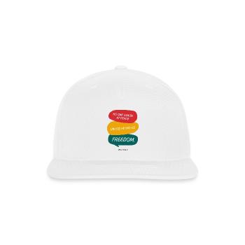 Nature - Snapback Baseball Cap - white - Front