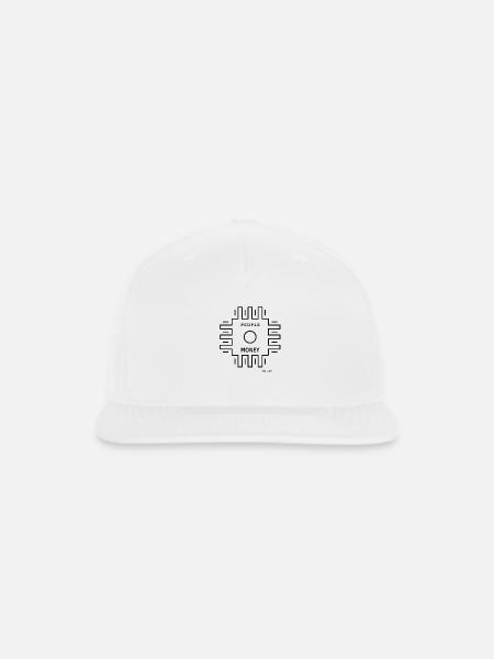 No name - Snapback Baseball Cap - white