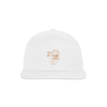 not 8 - Snapback Baseball Cap - white - Front