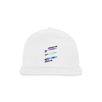 Retro Futuristic Raygun - Snapback Baseball Cap - white - Front