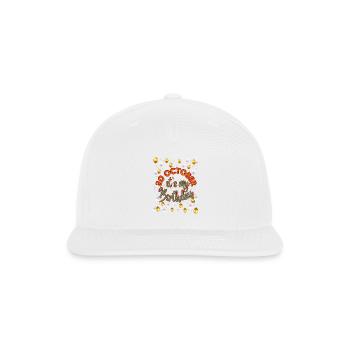 20 October | It's my birthday products - Snapback Baseball Cap - white - Front
