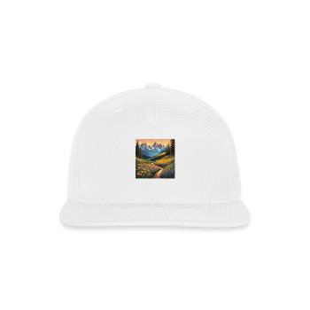 Nature - Snapback Baseball Cap - white - Front