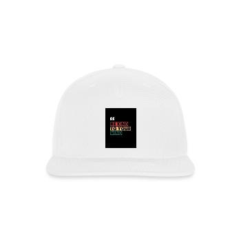 Your favorite T-shirt 😍 - Snapback Baseball Cap - white - Front