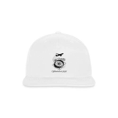 Wanderlust 2026 T-Shirt | Minimalist Travel Plane - Snapback Baseball Cap