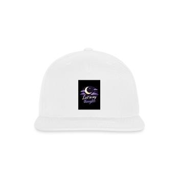 Lost in My Thoughts T-Shirt – Reflective & Comfy  - Snapback Baseball Cap - white - Front