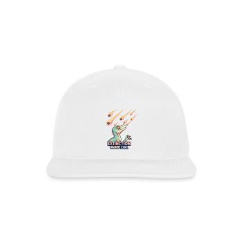 Extinction Meteor Dino - Snapback Baseball Cap - white - Front