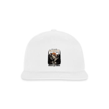 Wanderer Peak Sunset - Snapback Baseball Cap - white - Front