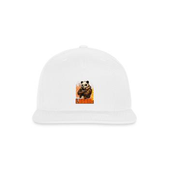 Legend Panda Streetwear Graphic Tee - Snapback Baseball Cap - white - Front