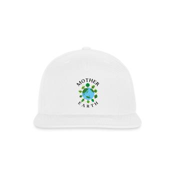 Mother earth - Snapback Baseball Cap - white - Front
