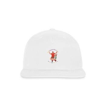 Dad Power: My Biggest Motivator - Snapback Baseball Cap - white - Front