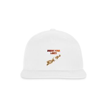 Break Your Limits Chain Breaker - Snapback Baseball Cap - white - Front