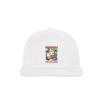 Summer_Santa_Beach - Snapback Baseball Cap - white - Front