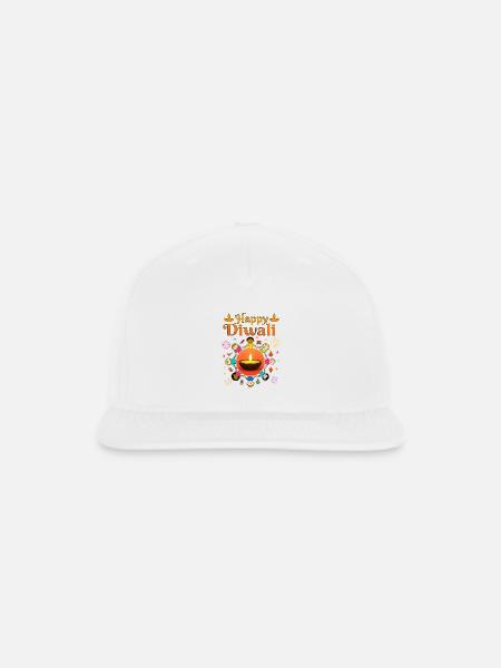 Happy Diwali for Kids Deepavali Wishes - Snapback Baseball Cap - white