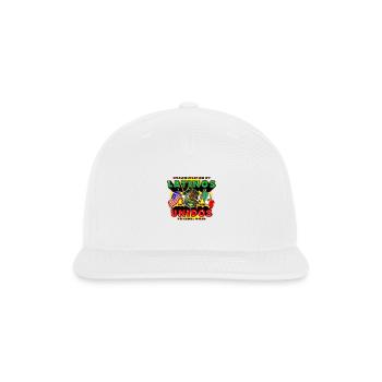 latinos unidos new design - Snapback Baseball Cap - white - Front