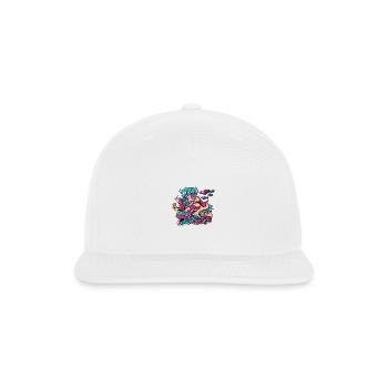 Squid Shoes - Snapback Baseball Cap - white - Front