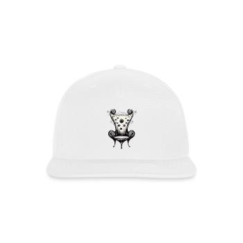 "Horror Halloween" T-Shirt- Embrace the Terrifying - Snapback Baseball Cap - white - Front