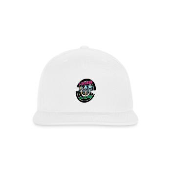 I Scream For Ice Cream - Brain Freeze Skulls - Snapback Baseball Cap - white - Front