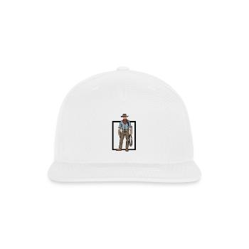 Cowboy2 - Snapback Baseball Cap - white - Front