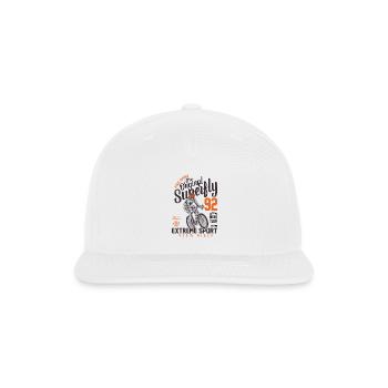 Superfly extreme sport - Snapback Baseball Cap - white - Front