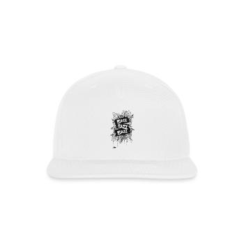 BUZZ BUZZ BUZZ (MONO) | Yellowjackets Hive Podcast - Snapback Baseball Cap - white - Front