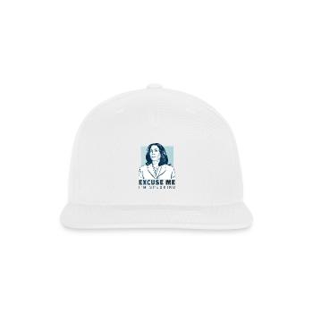 Kamala Quote - Snapback Baseball Cap - white - Front