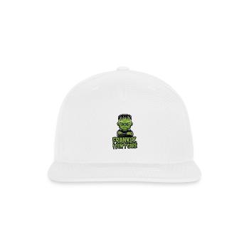 Frankly, I Don’t Care - Snapback Baseball Cap - white - Front