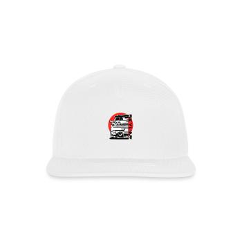 SKYLINE T-SHIRT - Snapback Baseball Cap - white - Front