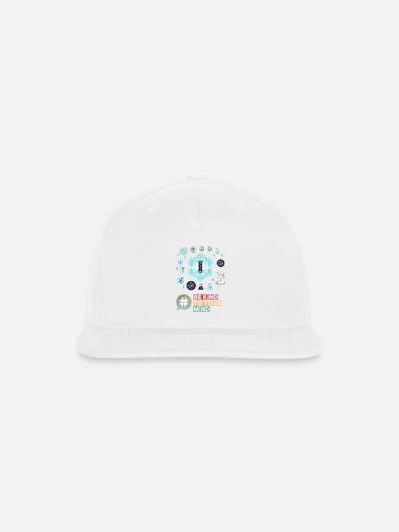 Be Kind to Your Mind: Scientific Calm - Snapback Baseball Cap - white