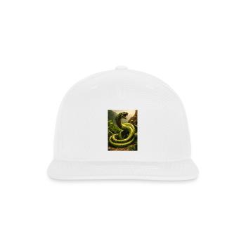 Titanoboa: prehistoric predator. - Snapback Baseball Cap - white - Front