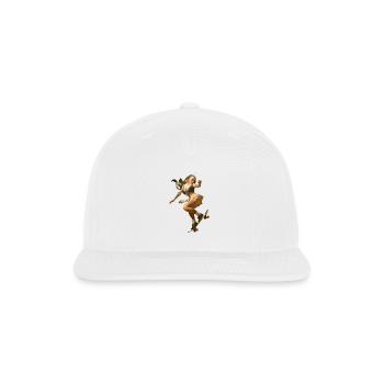 Jesus loves SK8R Gurlz - Snapback Baseball Cap - white - Front