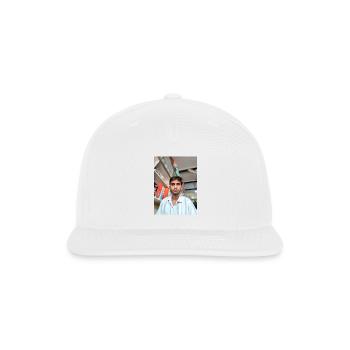 Urban Portrait Light Blue - Snapback Baseball Cap - white - Front