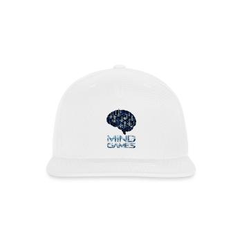 Mindboard Chess Neon Brain - Snapback Baseball Cap - white - Front