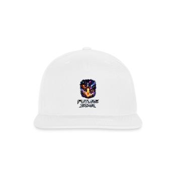Future Star Rocket Burst - Snapback Baseball Cap - white - Front