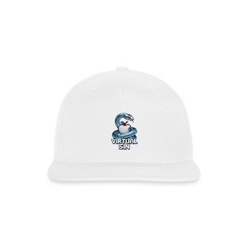 Virtual Sin Neon Ouroboros - Snapback Baseball Cap - white - Front