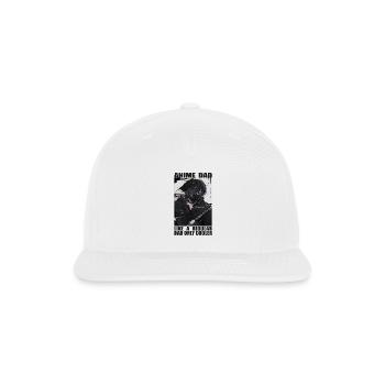 Anime Dad: Cooler Than Regular Dad - Snapback Baseball Cap - white - Front