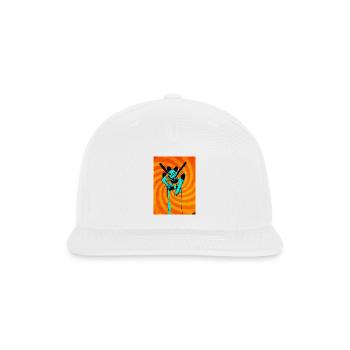 Neon Panda Acrobat the playground of yin and yang. - Snapback Baseball Cap - white - Front